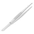 8 Inch Stainless Steel Tweezers, Straight pointed Serrated Tips, Perfectly Aligned, 3/64 Inch Thickness Stainless Steel, Multipurpose Daily Garden Home Lab Craft Repairing Tool - size: 8"L(3/64"T)