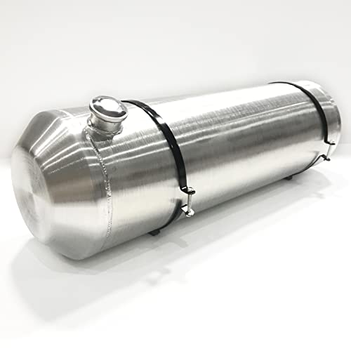 JSD 19 1/4 Gallon 19.25 Gallons 12"x40" Aluminum Spun Round Gas Tank Fuel Cell Tank End Fill 3/8" NPT Outlet -Off-road mini bike,go kart - size: 12" x 40"