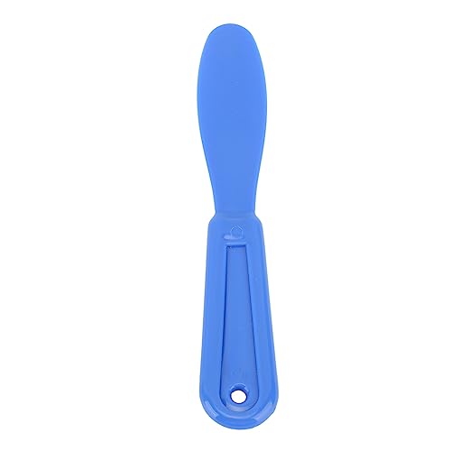 5pcs Straight Spatula,Plastic Plaster Spatulas Mixing Knife for Alginate Plaster Materials (Dark Blue)