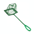 Square Frame Aquarium Fish Net with Green Mesh (1 PC) - size: 14.17 x 4.72 x 3.94"