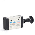 Push-Pull Valve AirTAC 3L210-08 1/4" NPT 3/2 Way Hand Lever 2 Position 3 Way Pneumatic Air Manual Control Direct Acting Type 0-145 PSI - size: 1/4 NPT, style: 3/2 way