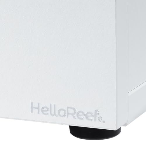 HelloReef 15 Gallon Aquarium Stand – Modern Design, Sturdy Build, Water Resistant Premium Finish, Storage Shelfs Included for Freshwater and Saltwater Tanks (White) - color: White