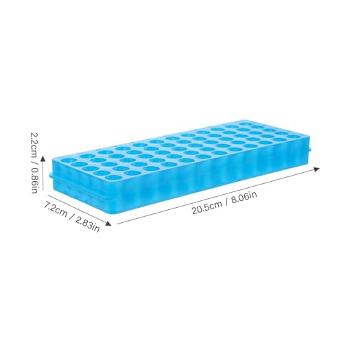 Veemoon 2pcs Reusable Test Tube Rack Organizers for Laboratory Double-Sided Sampling Tube Holder for Lightweight Design