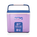 RTIC 8 QT Road Trip Personal Cooler, Small, Compact, Insulated, Portable Ice Chest Box for Food, Drink, Beverage, Beach, Camping, Picnic, Fishing, Boat, 12-Can Capacity - color: Snowy Peak