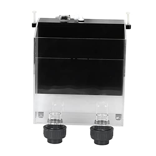 Ejoyous Overflow Box, Acrylic Self Start Siphon Hang On Overflow Box for Fish Tank Aquarium