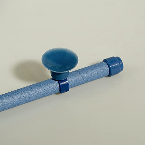 Quickun Aquarium Air Stone Bubble Wall Tube Oxygen Diffuser Bar Decor Accessory for Fish Tank 18 Inch Length,1PCS - color: Blue, size: 18 inch