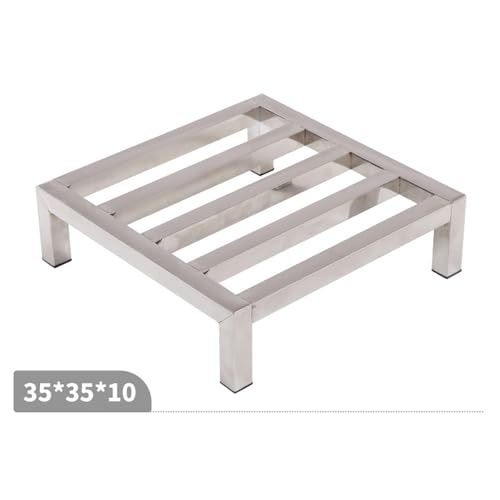 Stainless Steel Floor Bracket Rectangular Shelf with Raised Base, Fish Tank Bottom Frame, Heavy-Duty Shelf,50 * 50 * 20cm - size: 50*50*20cm