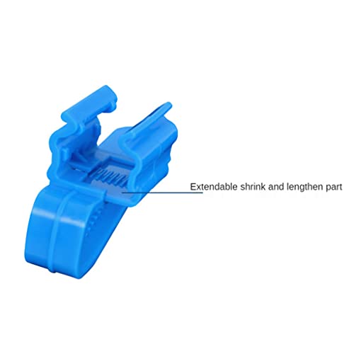 Water Pipe Holder Fish For Tank Adjustable Plastic Mounting Clips Durable Aquarium Tube Clamp Hose Holders Clip For Tubi Fish Tank Pipe Holder, Black