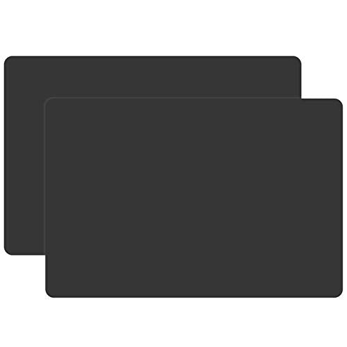 Gartful X-Large Silicone Sheet for Resin, 23.6"x15.7" Black Jewelry Casting Molds Mat, Premium Silicone Placemat, Reusable, Nonstick, Countertop Protector, Multipurpose Mat, 2 PCS - color: Black, size: 2pcs - 23.6 x 15.7 inches