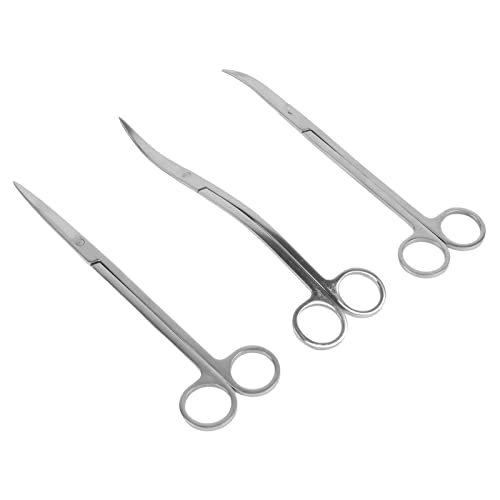 HEEPDD Aquarium Tools Aquarium Set, Tools with Scissors and Tweezers for Plant Care Set, Stainless Steel Nan Supplies