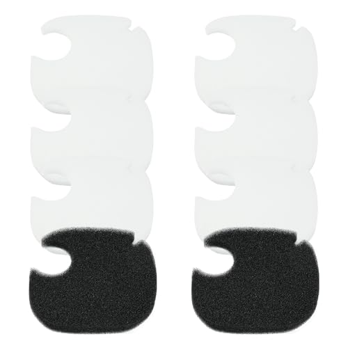 AQUANEAT 8 pcs Replacement Canister Filter Pads Compatible with AMOSIJOY/PONDFORSE 172/225/265GPH Aquarium Filter Media Generic Floss - size: 8 pcs