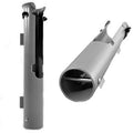 Riveted Rod Holder | Gray | Gimbal Pin for Nets, Gaffs, and Offshore Fishing Rods