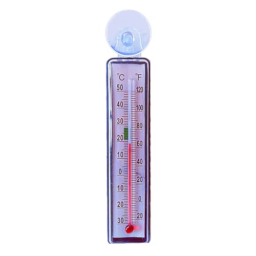 ljhnba Aquarium Thermometer Liquid-in-Glass-Screen Floating Type Household Thermometer for Glass Containers Aquarium Thermometer