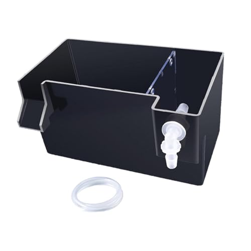 Aquarium Filter Hang on Back External Filter Box Multilayer Filtration Drawer Tray Easy Maintenance Quiet Water Circulation Suitable for Fish Tank, Black 18x10.5x10cm - color: Black 18x10.5x10cm