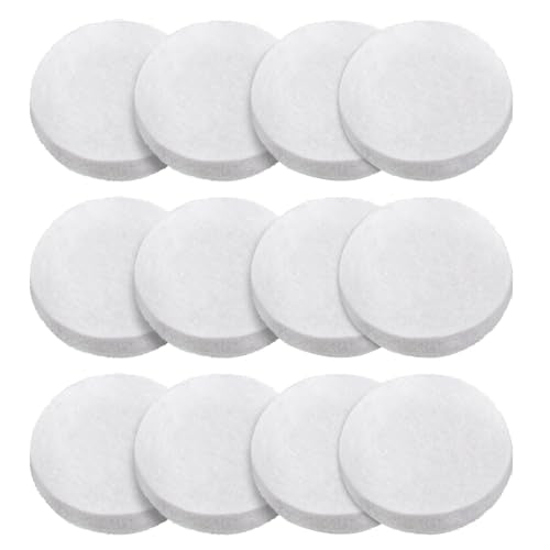 SaferCCTV 12Pcs Fine Filter Pads Water Polishing Pad Compatible with Fx4, Fx5, Fx7, Aquarium Filter Canister Filter Cotton Replacement Pad - color: White, size: 12Pcs
