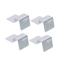 balacoo 4pcs Stainless Steel Aquarium Lid Racks Fish Tank Cover Holders for Glass Easy to Install and Support for Cleaning and Water Changes