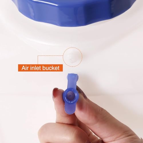 3.9 Gallon/15L Water Container with Spigot, Portable BPA Free Water Jug, Multifunction Water Tank for Camping Outdoor Hiking Picnic Supplies, Emergency Stroage, 2 Pack - size: 4 gal, 2 pack