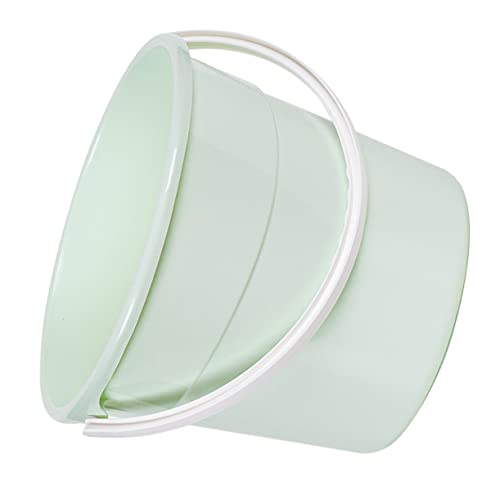 Garneck Elegant Green Cleaning Bucket Lightweight Easy to Carry Pp Material Bucket - color: Green