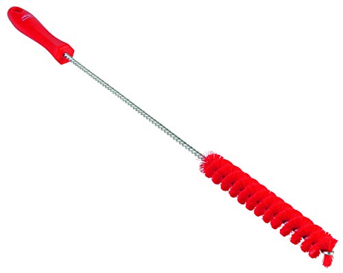 Vikan 53764 Tube Brush,.8",PP/PBT,Red - color: Red, size: 5376