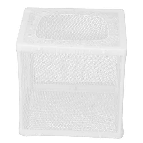 Aquarium Breeder Box with Suction Cups | Detachable Fish Hatchery & Isolation Enclosure | Multi - Functional Incubator for Fry/Unwell Fish/Shrimp | Secure Plastic & Mesh Design - size: S(7.8x6.5x2.6cm/3.1x2.6x1in)