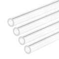 DMiotech 4pcs 3/16" x 5/16" x 12" Clear Acrylic Pipe Rigid Plastic Tubing for Aquarium Water Pipe, Water Cooling System, Plumbing - size: 3/16" x 5/16"