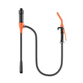 Electric Fuel Transfer Pump Powered, 3GPM Portable Fluid Transfer Siphon Pump with Oil Pipeline