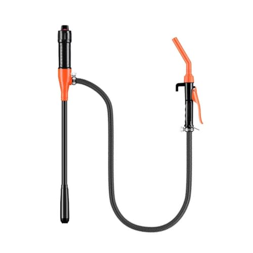 Electric Fuel Transfer Pump Powered, 3GPM Portable Fluid Transfer Siphon Pump with Oil Pipeline