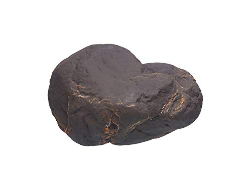 Cichlid Stone Decoration - Aquarium cave for Cichlids, Betta, Small Fish - Fish Tank Hideway Decor - Betta Toys Hideout Stones House (Magma Stone Small)