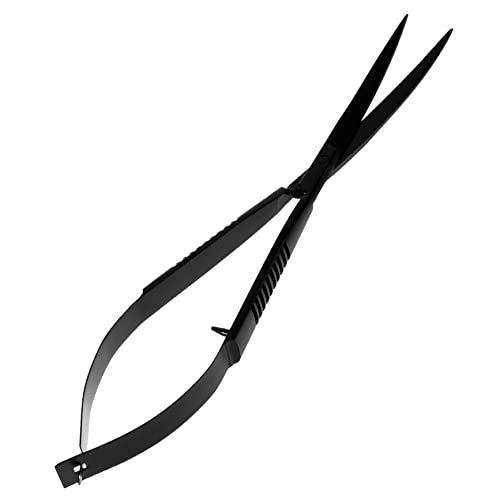 Aquarium Trimming Scissors Aquascaping Tool for Easy Plant Care Fish Tanks Curved Design for Precision Trimming and Pruning of Aquatic Plants