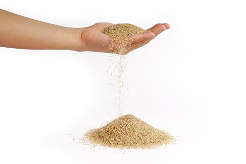 LANDEN Namale Aquarium Sand 2L(Approx 7 lbs), Super Natural Sand for Aquarium Landscaping, Cosmetic Sand for Fish Tank, Fine Grain Substrate for Freshwater or Blackwater Biotope Tank - size: M,2Lx1pk