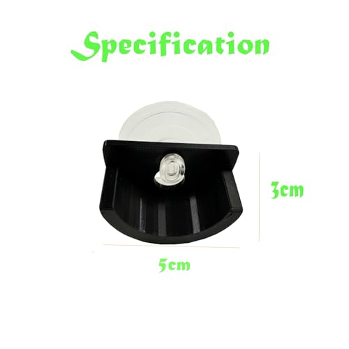 Branch Supports with Suction Cup for Gecko,Frog,Amphibian Lizard Snake Jumping Spider Climbing, Black Branch Holder for Reptile Terrarium Tank