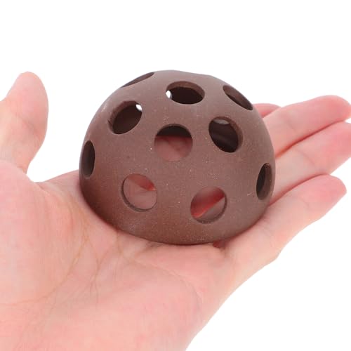 SUPVOX 7pcs Aquarium Fish Tank Decoration Purple Clay Ceramic Shrimp Cave Hideout Ornaments Breeding Shelter Landscaping Decor for Freshwater Fish and Shrimp