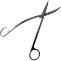 Aquarium Aquatic Plant Trimming Scissor Portable Stainless Steel Aquascaping Tool for Easy Care of Aquarium Plants Comfortable Finger Ring Design for Precise Trimming