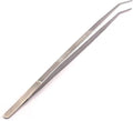 G.S (Huge Jumbo Aquarium Aqua Tweezers) Thumb Dressing Forceps Curved Serrated 24" Long