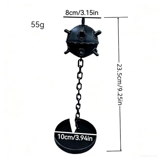 Floating Ornament with Suction Cup for Fish Tank, Decorative Item for Aquariums, Featuring an Underwater Torpedo Design Sea Mine