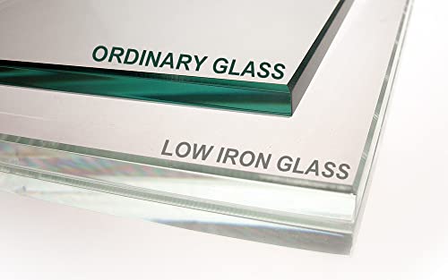 Allcolor Artisan Grade Ultra Clear Rimless Aquarium Tank, Low Iron Glass Fish Tank for Professional Aquascaping and Planted Layouts, 6-60 Gallons (7Gal - Top Glass Canopy) - size: 7Gal 11.8"L×11.8"W×11.8"H