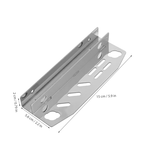Toyvian Stainless Steel Aquarium Tool Rack Organizer for Fish Tank Maintenance and Planting Tools Compact Design for Use Includes Tweezers and Scissors