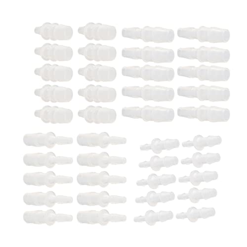 Hose Fitting, 10Pcs Multi-size Equal Barb Reducer Fitting PP Aquarium Connector Joint for Aquariums and Fish Tank Air Pump(4.8-7.9)