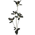Artificial Rubber Tree,6ft Tall Fake Plants Artificial Rubber Plants for Indoor, Fake Trees for Office Home Living Room Floor Patio Greening Porch Decor。