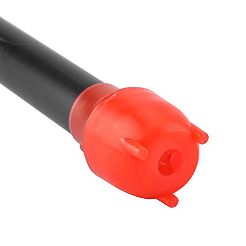 SUNGOOYUE Battery Operated Liquid Transfer Pump PE Electric Siphon Pump 3V 64cm with Bendable Suction Tube for Water Oil Transfer Fish Tank Pool Basement Use (Red) - color: Red