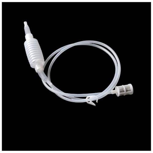 Food Grade Silicone Tube for Aquarium Water Changers 1.6 m Siphon Filter Aquarium Water Changer with Filter Mesh to Prevent Clogging and Water Stop Clip for Aquarium Substrate Vacuum Cleaners