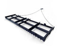 6FT Drag Harrow Driveway Grader, Heavy Duty Tow Behind Landscape Rake for for ATV, UTV, Tractor, Specially Designed for Smooth and Even Leveling, Lawn Leveling Rake, Land Leveling - size: 6FT