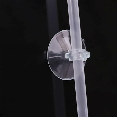 Transparent Aquarium Suction Cup Holders, 10 Pack, for Fish Tank Tubing, Pumps and Filters