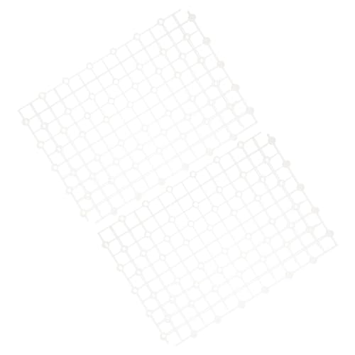 Happyyami 2pcs Aquarium Divider Wear-Resistant Tank Dividers for Fish Tanks Easy to Install Versatile Splicing Design for Aquatic Landscaping - color: Transparent