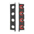 Berkley Twist Lock Fishing Rod Rack, Stores 4 Rods, Black, Soft Foam Grip Pads Protect Rod Finishes, Durable Construction, Easy to Mount with Common Tools - style: Twist Lock Utility 4 Rod Rack