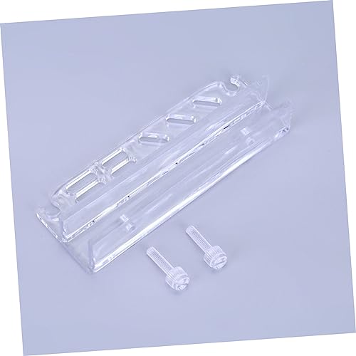 Acrylic Aquascaping Tool Holder Rack for Fish Tank Maintenance Wall-Mounted Organizer for Scissors Tweezers and Tongs and Easy to Install Storage