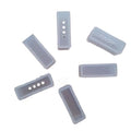 flexiable rubber 50pcs Silicon Tube IP67 Silicon Clip Nonporous End Caps Use for 5050 3528 drain elastic (Color : 12mm 4hole) - color: 12mm 4hole