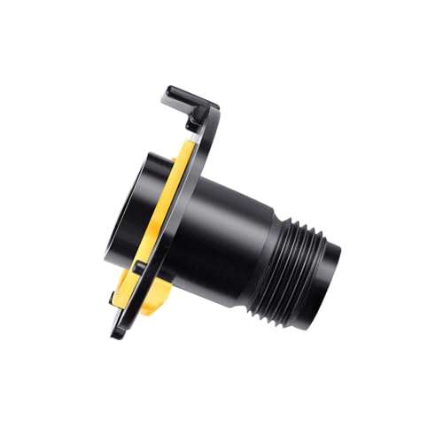 Hose Reel Connector with Yellow Retainer Clip Part Compatible with S-uncast Model Hose Reels (1)