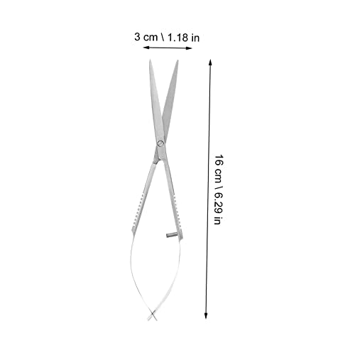 Toyvian Portable Aquarium Scissors Professional Water Grass Clipper for Aquascaping Durable and Ergonomic Design for Precision Trimming of Aquatic Plants
