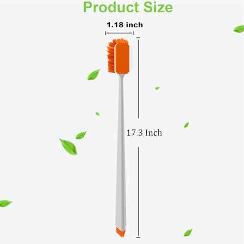 Small Fish Tank Cleaner - Algae Scraper for Glass Aquariums - Aquarium Brush & Scrubber Tool Adapted for Cleaning Glass and Acrylic Aquariums. - size: 17.3 Inch